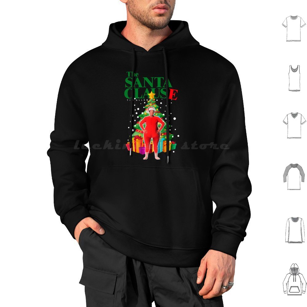 Home Improvement With Tim Taylor - เสื้อฮู้ดลายซานตาคลอสตลกๆ แขนยาว ทิม อัลเลน เดอะ ซานตาคลอส