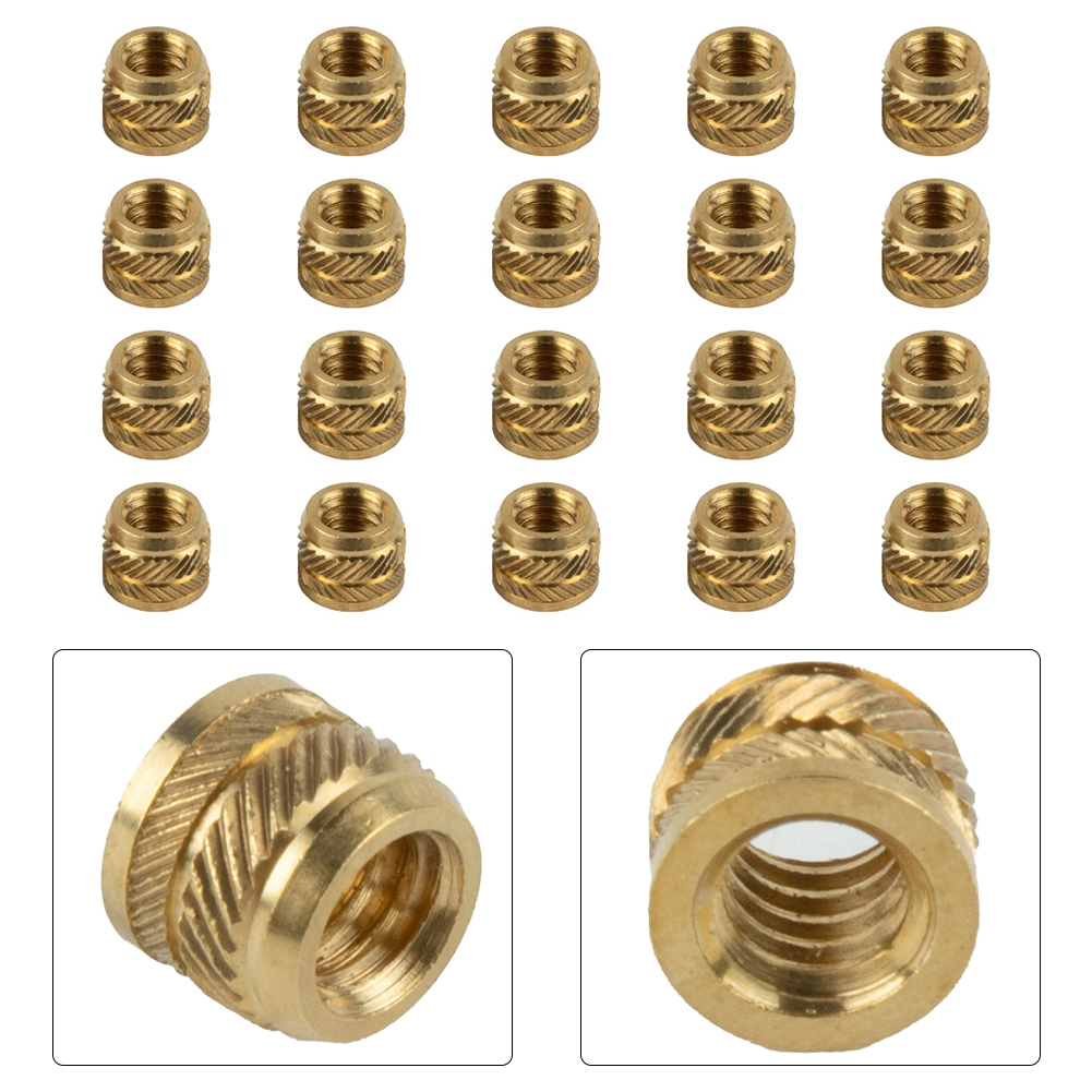 น็อตทองเหลือง20ชิ้นตัวแทรกชุดค - Home Improvement Items บทวิจารณ์และราคา